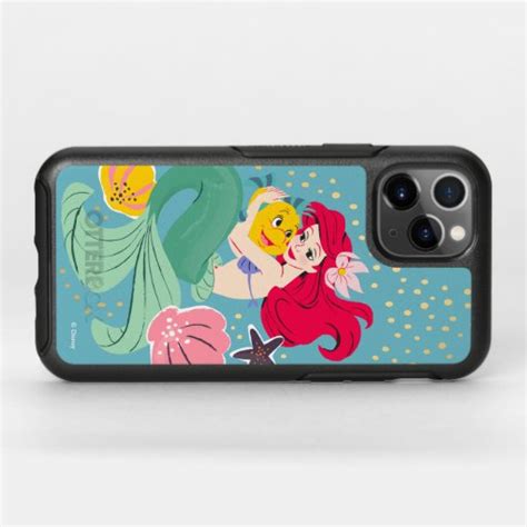 Princess Ariel Holding Flounder Illustration Otterbox Iphone Case Zazzle