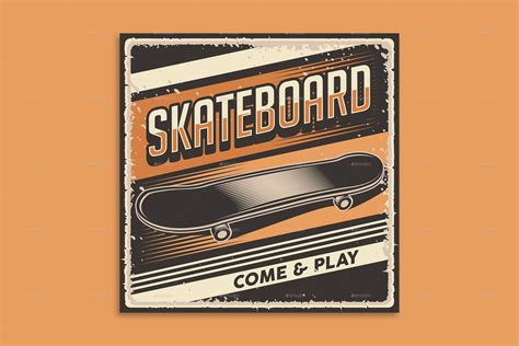 5 Vector Images of Retro Skateboarding Poster, Vectors | GraphicRiver