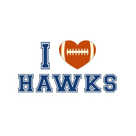 Hawks Football Clipart