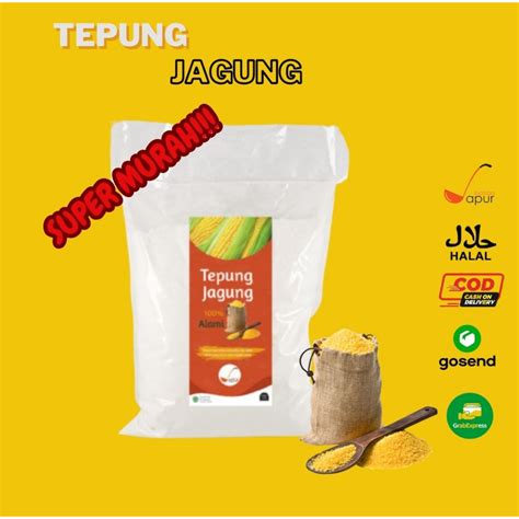 Jual Tepung Maizena Sari Pati Jagung Murni Asli Tepung Jagung Halal Dapur Supplies