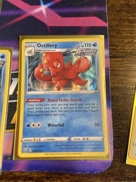 Pokémon Tcg Octillery Sword And Shield Battle Styles 037163 Holo Holo Rare For Sale Online Ebay