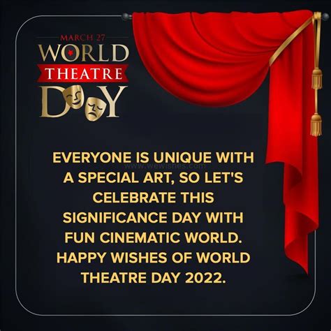 Happy World Theatre Day 2024 Wishes Quotes Messages Theme