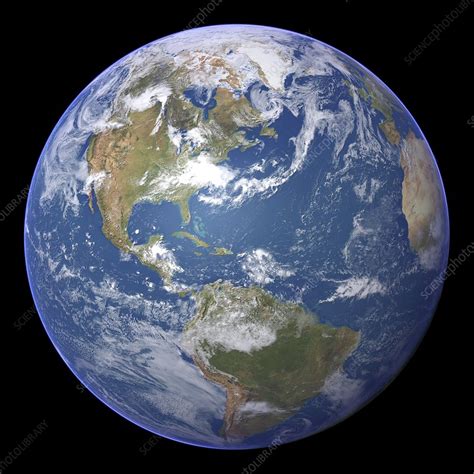 The Americas Satellite Image Stock Image C Science Photo