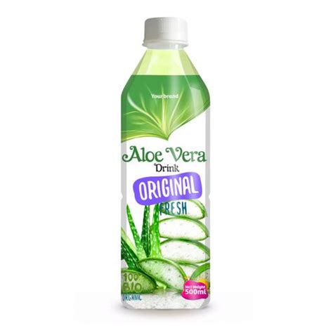 Aloe Vera Drink Original Ml Pet Bottle Private Label Tan Do