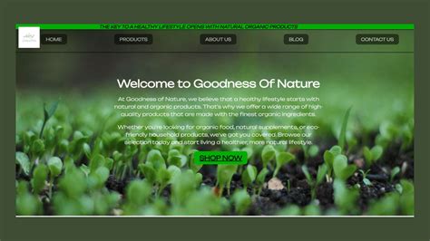 Github Arzucanergoodness Of Nature This Is A Well Structured Html