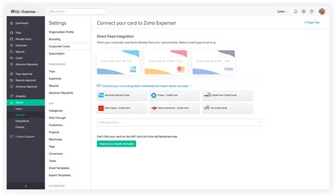 Corporate Card Reconciliation & Management Software | Zoho Expense