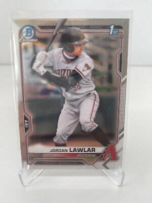 2021 Bowman Draft Chrome Jordan Lawlar Diamondbacks 1st Prospect BDC