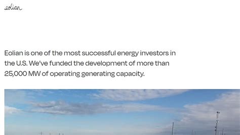 Eolian Closes $925M Renewable Energy Financing | citybiz