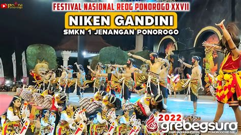 Spektakuler Reog Niken Gandini Smkn Jenangan Guncang Panggung Fnrp