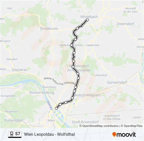 S7 Route Schedules Stops And Maps Mistelbach Bahnhof Updated