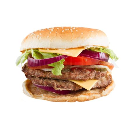 Burger Stock Bild Colourbox