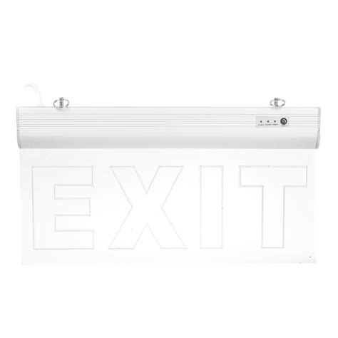 Lampa Emergenta EXIT Led 3W Transparenta Cu Acumulator Tavan Perete