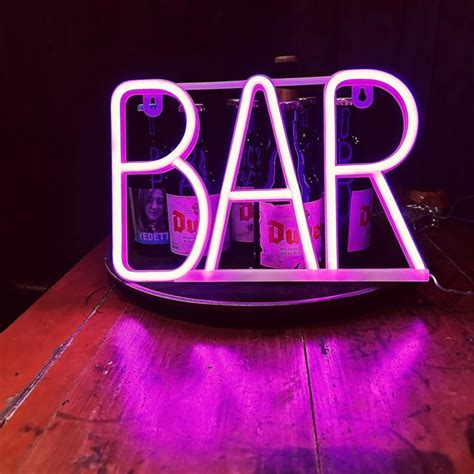 Bar Neon Sign Bar Led Signs Neon Bar Signs For Home Bar Pub Party Wall Decor Other