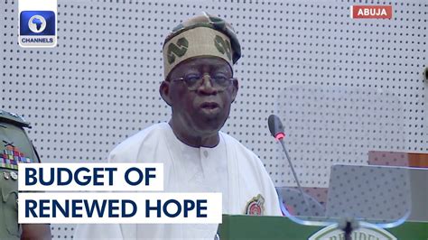 FULL SPEECH Tinubu Presents 2024 Budget Of Renewed Hope YouTube