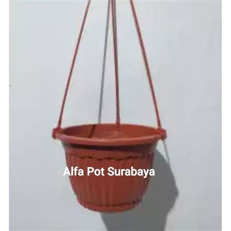 Jual Pot Gantung Pumba 20 Coklat Shopee Indonesia