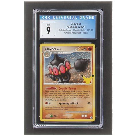 Claydol Pokemon Celebrations Classic Collection Confetti Holofoil