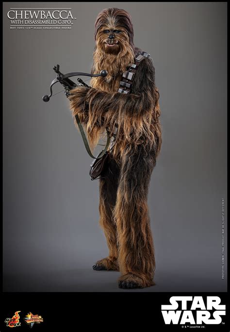 Chewbacca With Disassembled C PO Sixth Scale Figure By Hot Toys