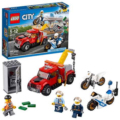 LEGO City Police Tow Truck Trouble 60137 - Great Vehicles Rescue Chase Set - Walmart.com