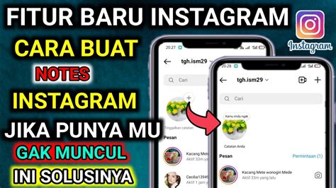 Fitur Baru Instagram Cara Buat Fitur Baru Notes Instagram Notes