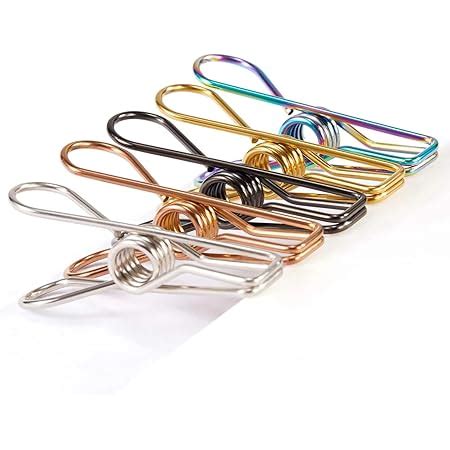 MORTON DAVIES Stainless Steel Multipurpose Sturdy Clothes Hanging Clips