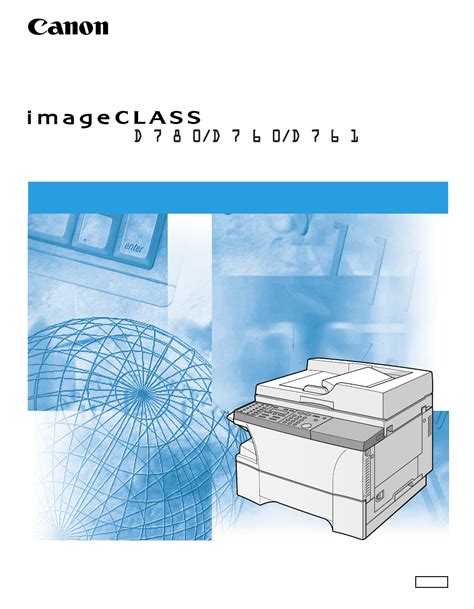 User Manual Canon Imageclass D761 English 82 Pages