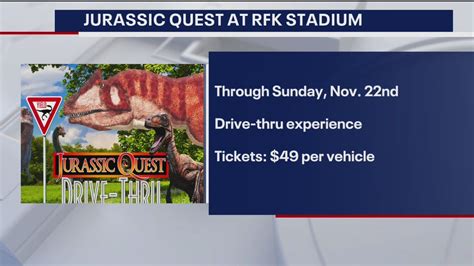 Jurassic Quest At Rfk Stadium Fox 5 Dc