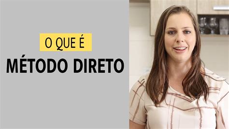 O que é método direto de bater bolo YouTube