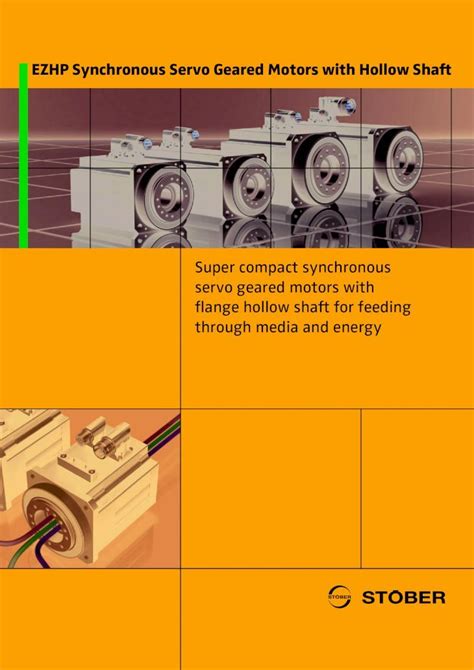 Pdf Super Compact Synchronous Servo Geared Motors With Flange