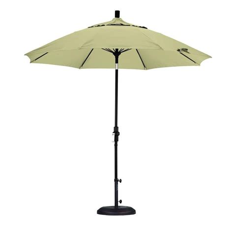 California Umbrella 9 Ft Fiberglass Collar Tilt Patio Umbrella In