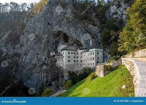 Famous Medieval Predjama Cave Castle In Slovenia Stock Photo Image Of