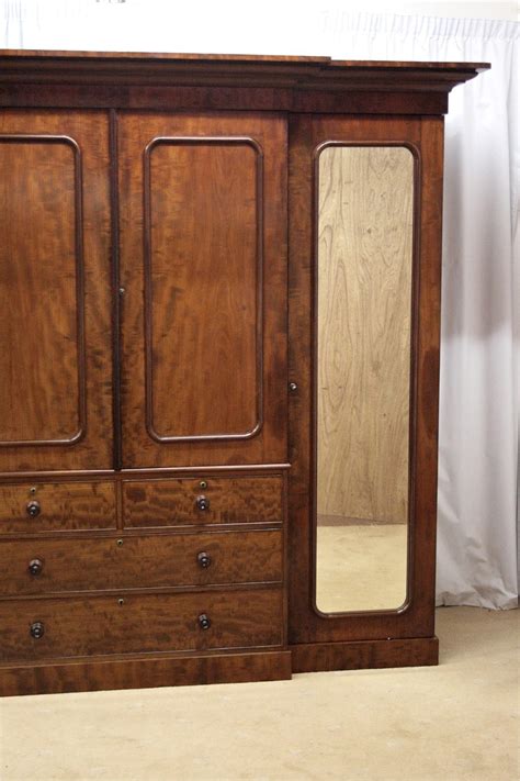 Victorian Mahogany Breakfront Wardrobe Antiques Atlas