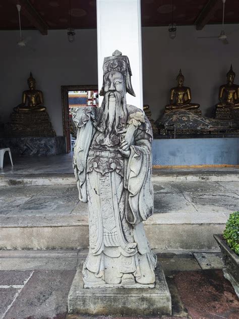 Detail of Stone Statues Inside the Wat Pho Stock Photo - Image of phra ...