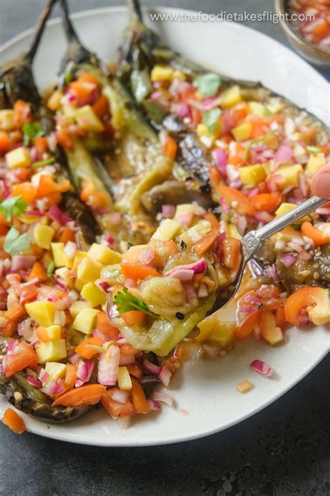 Ensaladang Talong Filipino Roasted Eggplant Salad The Foodie Takes