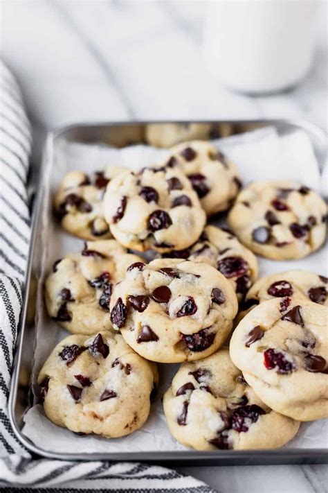 Cranberry Chocolate Chip Cookies Delicious Little Bites