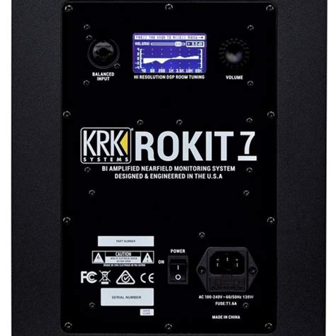 Specificaties Van KRK Systems Rokit RP7 G4 Zwart Tweakers