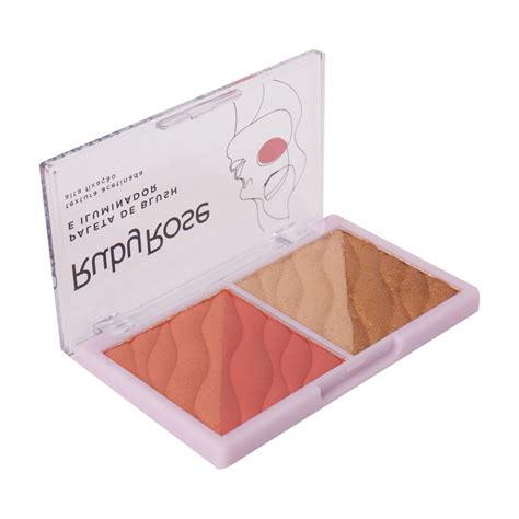 Paleta De Blush E Iluminador Hb Rubyrose