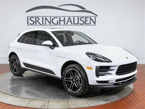 2020 Porsche Macan 0 White Sport Utility Intercooled Turbo Premium