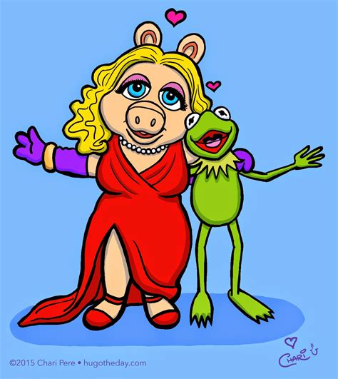 Hug O The Day Miss Piggy And Kermit Hug