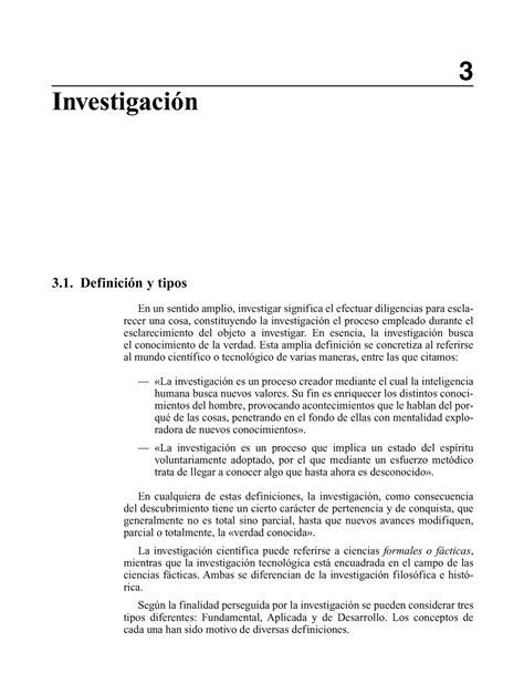 Investigacion Cientifica Y Tecnologica Investigación 3 Definición Y