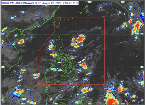 Pagasa Rainy Tuesday In Western Luzon Cloudy In The Rest Of PH