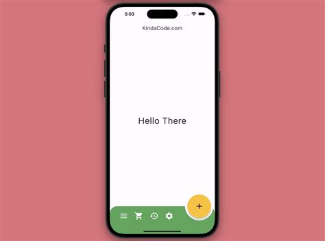 Flutter Bottomappbar Tutorial And Examples Kindacode