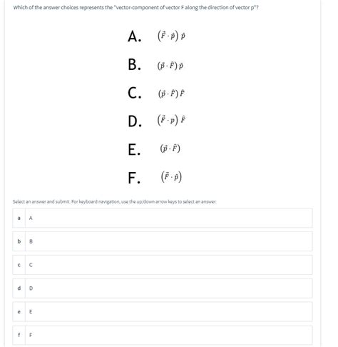 Which of the answer choices represents the | Chegg.com