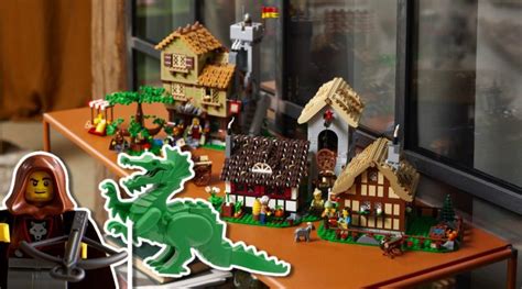 Five LEGO Castle references hidden around 10332 Medieval Town Square