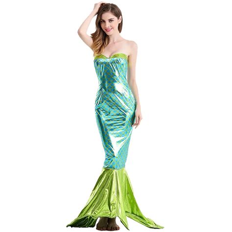 Sexy Mermaid Costume Adult Mermaid Cosplay Costume Stage Suit For Halloween Party Fancy Dress On