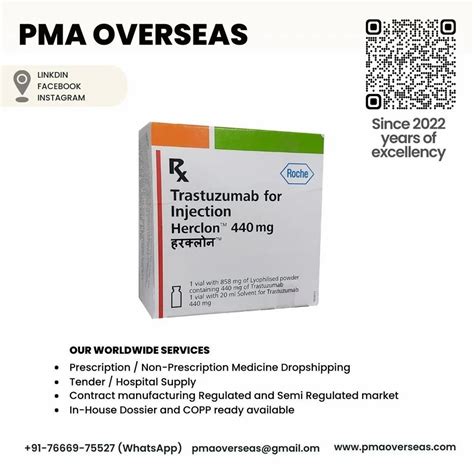 Trastuzumab Herclone Mg Prescription Packaging Type Injection