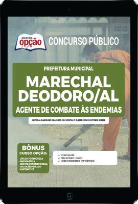 Apostila Prefeitura Marechal Deodoro Pdf Agente Combate S Endemias