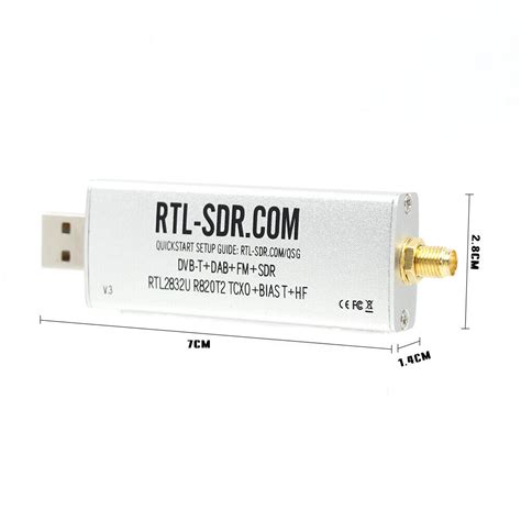 Pc Rtl Sdr Blog V Rtl U Ppm Tcxo Hf Biast Sma Software Defined