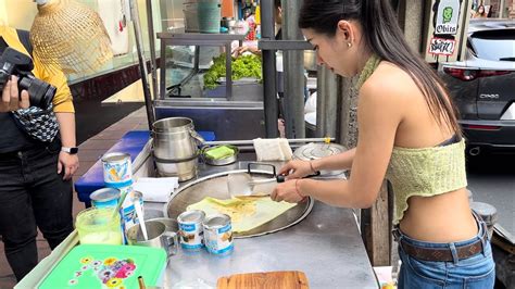 Roti Lady In Bangkok Thailand Street Food Youtube