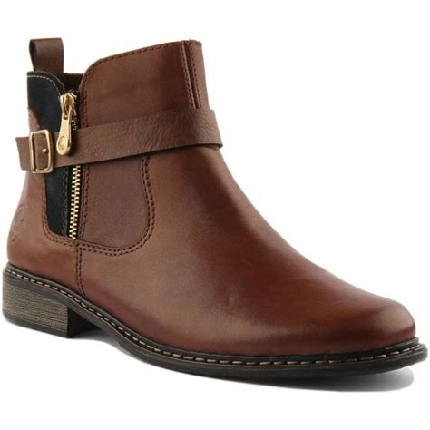 Rieker Leather Ankle Boot Womens From Westwoods Uk