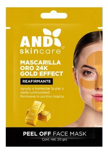 Mascarilla Facial Coreana Peel Off And Oro K Gold Effect Tipo De Piel